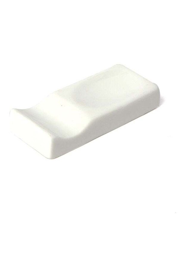 Porcelain Serving Plate White 3.5x8.5cm