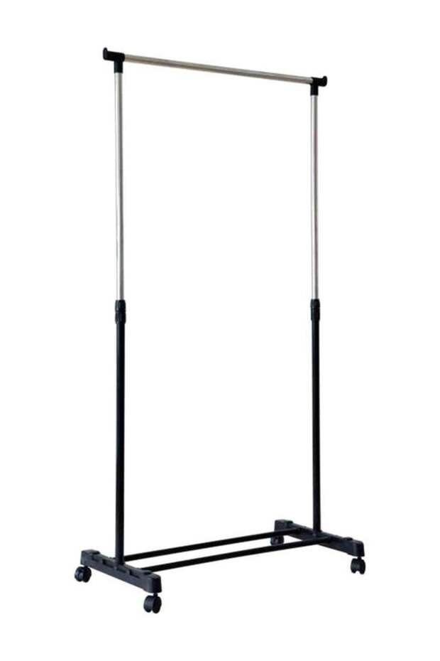 Single Garment Rack Black/Silver Medium