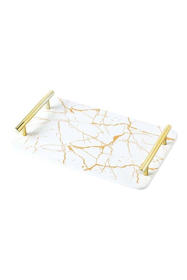 Creative Ceramic Decorative Tray Multicolour 30x18.3x3.7cm