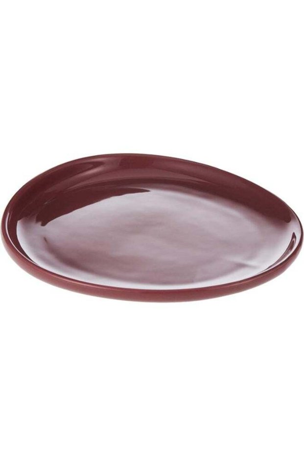 Shallow 18 cm Dessert Plate – Shiny Purple | Modern Gloss-Finish Dessert, Snack & Side Plate for St