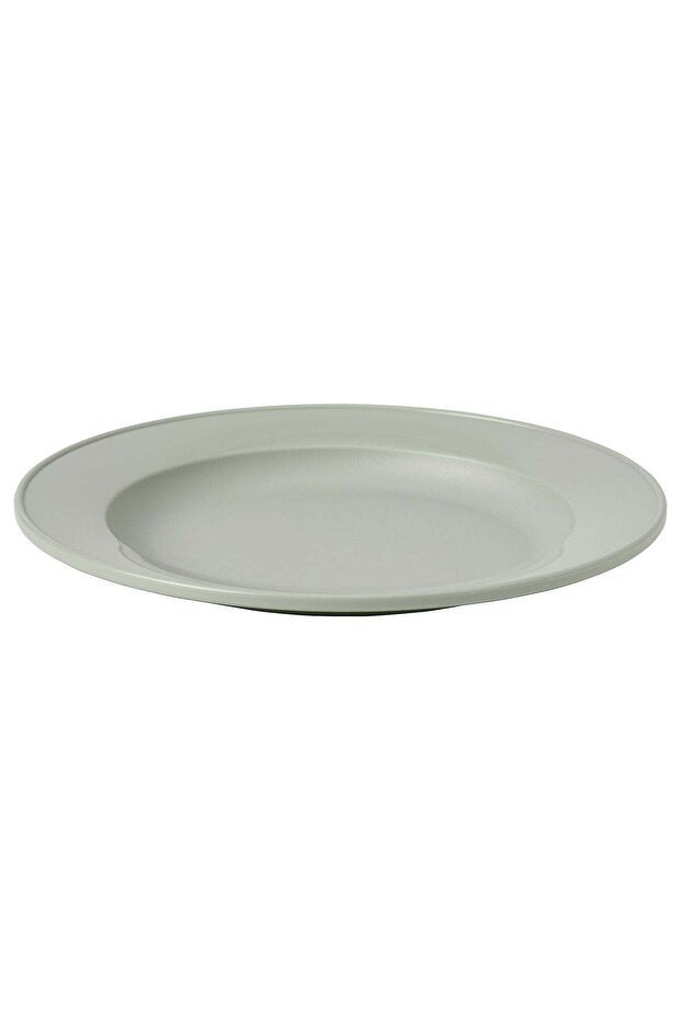Side Plate, Plastic/Green-Grey, 21 cm