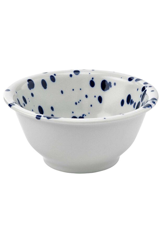Bowl, Blue Splatter Stoneware, 14 cm - 0.4 L
