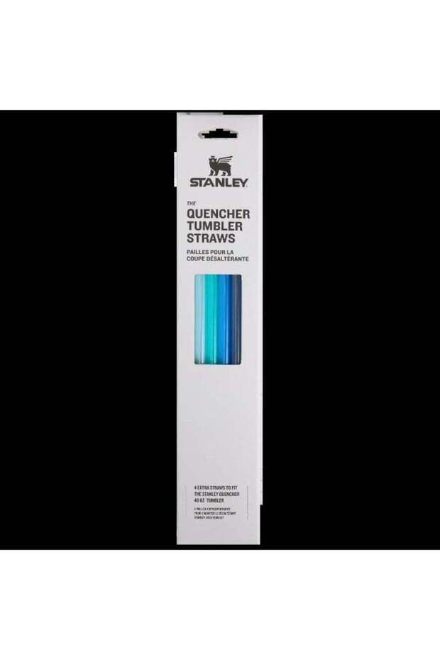 40oz Stanley Quencher Replacement Straws Reusable BPA-Free Tumbler Straw Set – Blue Multi Pack