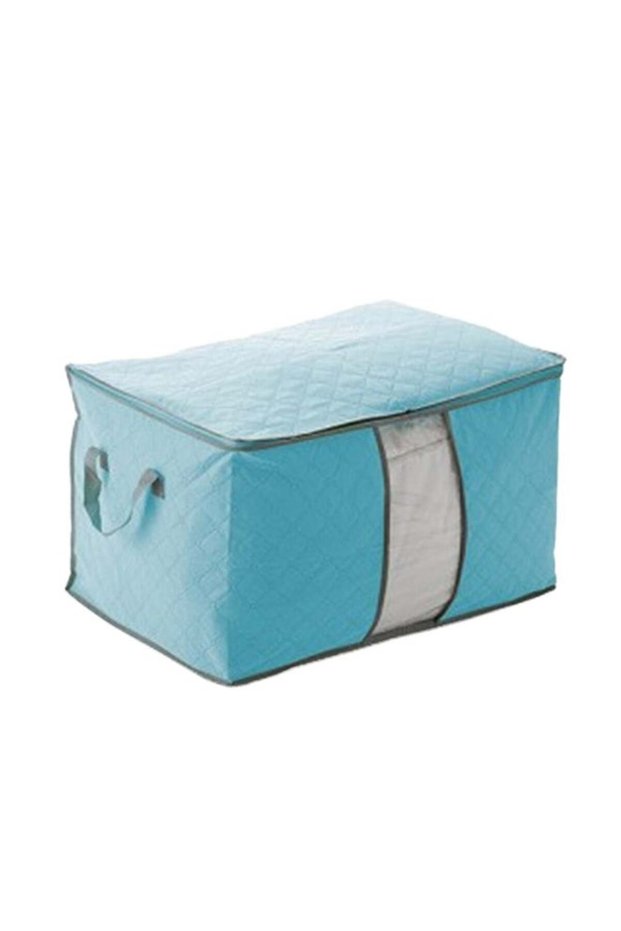 Closet Organizer Storage Bag Blue/Clear/Black