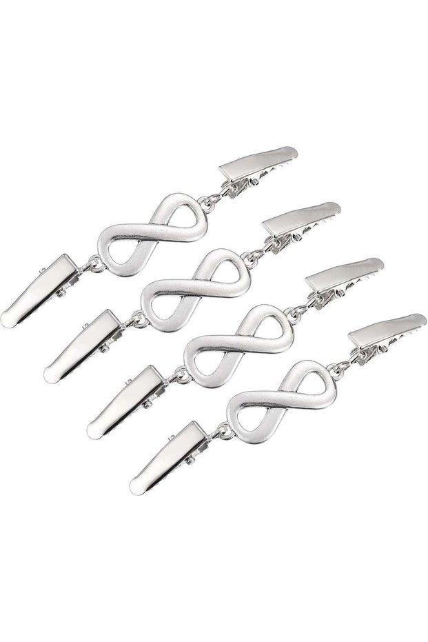Sweater Shawl Clips, 4Pcs Cardigan Clip, Sweater Clips, Retro Cardigan Collar Clips, with Chain Suitable, for Vintage Dress Scarf Sweater Clothes Shirt