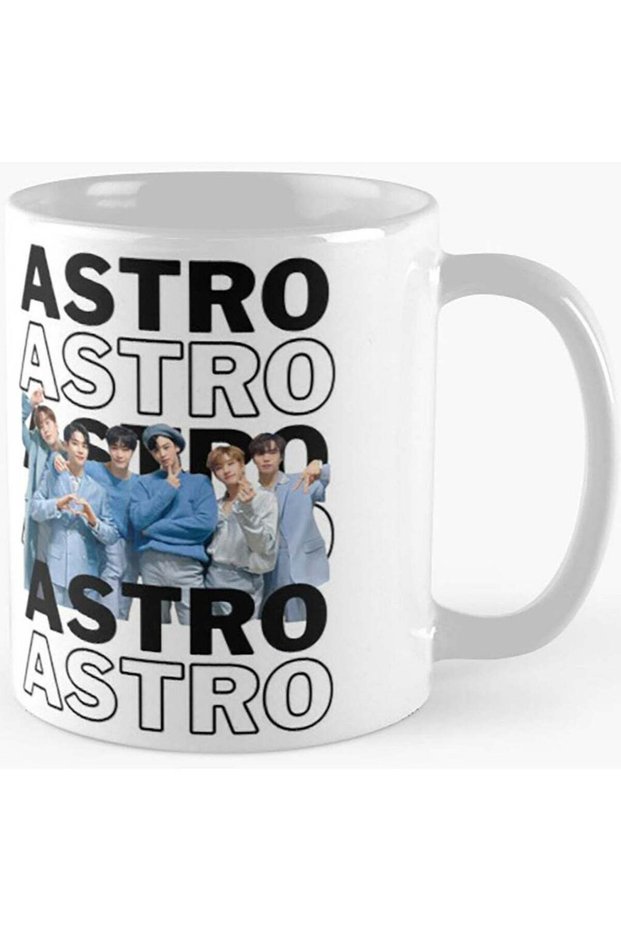 ASTRO KPOP 11oz Ceramic Coffee Mug : MJ, Jinjin, Cha Eun-woo, Yoon San-ha for Fandom AROHA Merch