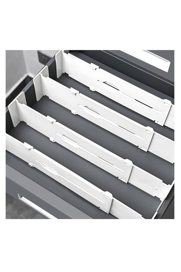 Adjustable Drawer Dividers 4 Pack,Dresser Organizers Separators Expandable 55-32.6cm for Divide Kitchen Utensils Clothes,Multi Organisers Bathroom Bedroom Office Dresser
