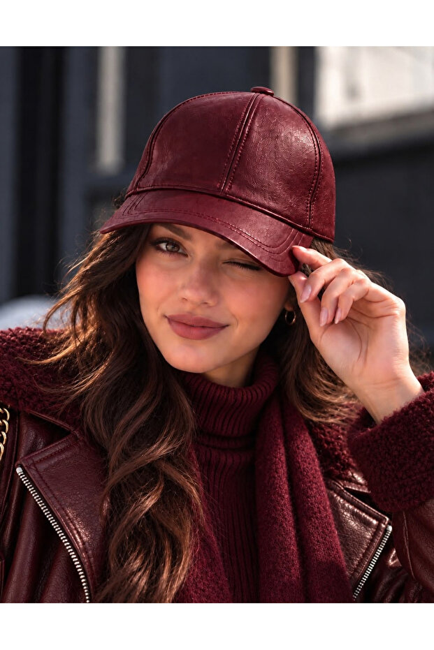 Winter Women's Creation Special Production 100% Lambskin Hat Cap