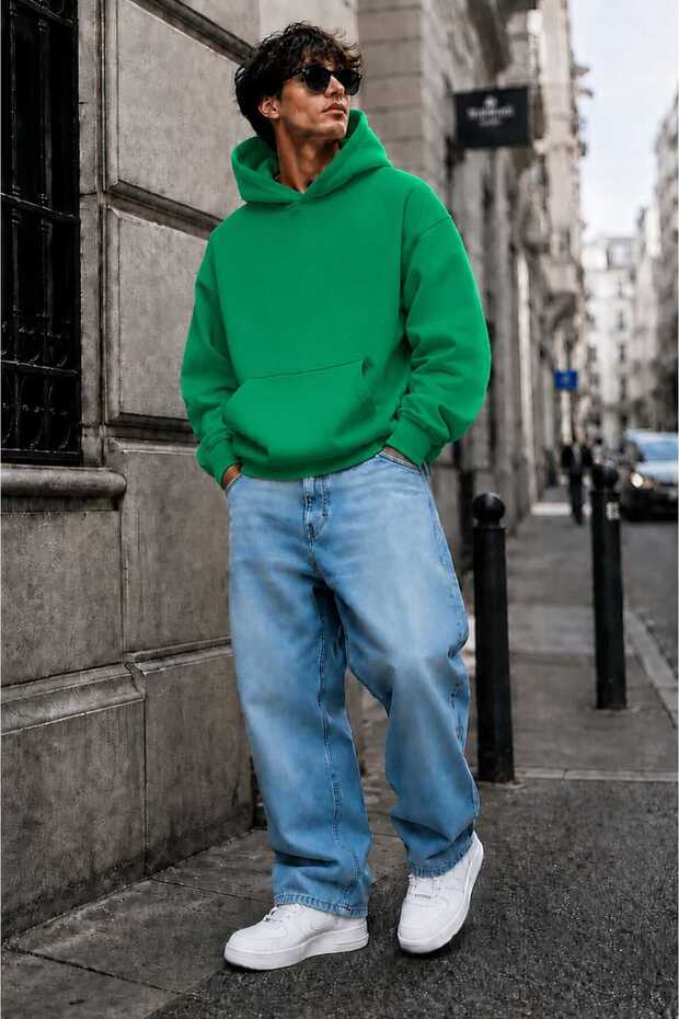 3 Yarn Combed Cotton Hooded Sweatshirt Lk3