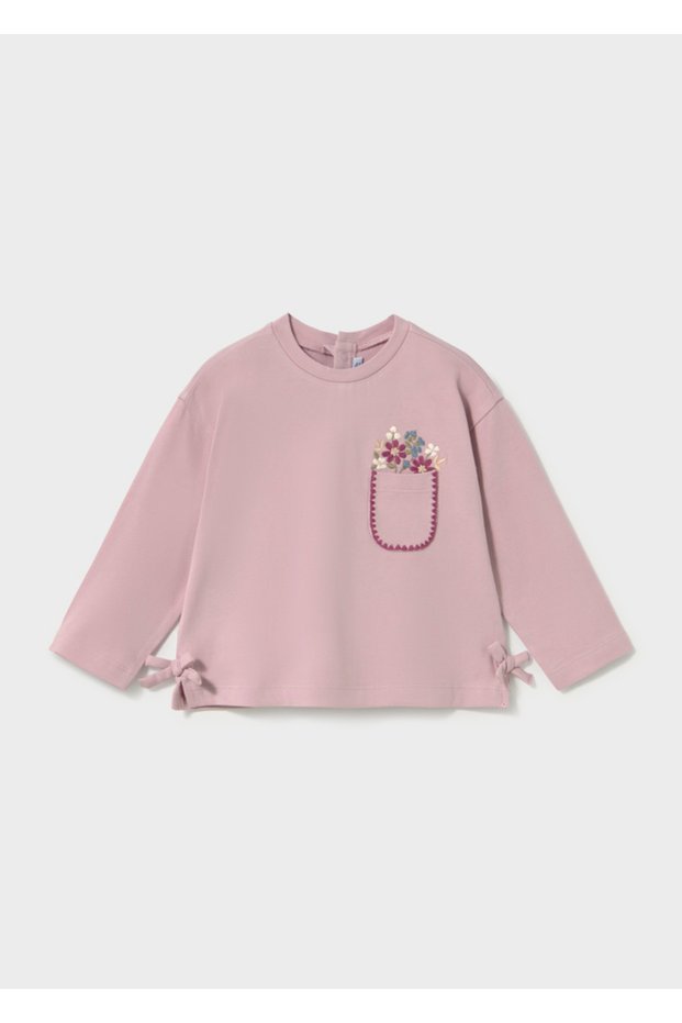 Baby Girl Long Sleeve T-Shirt Powder 2087