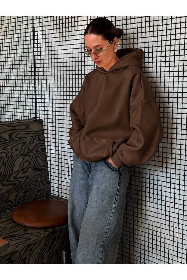 3 Yarn Combed Cotton Hooded Sweatshirt Lq3
