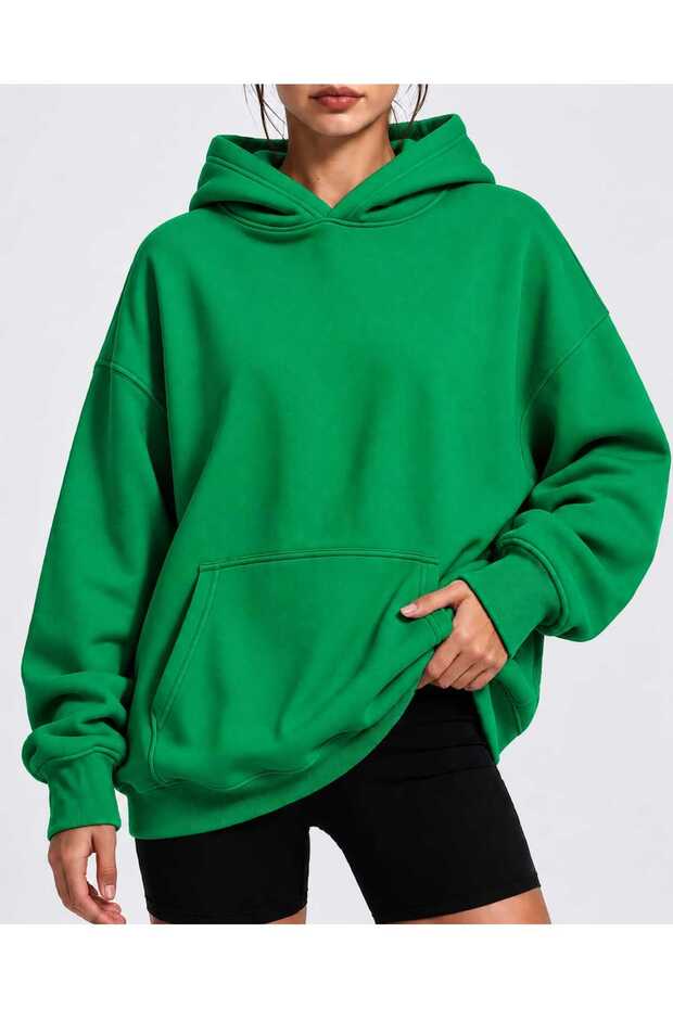 3 Yarn Combed Cotton Hooded Sweatshirt Lt2