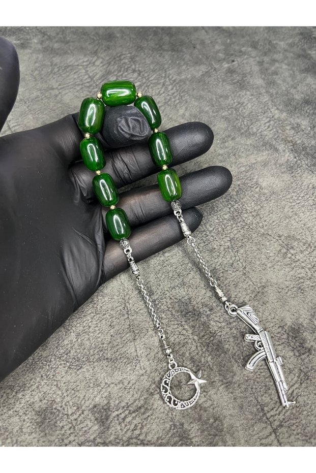 Zaza Sallamalık High-End Special Design Crimped Amber Prayer Beads