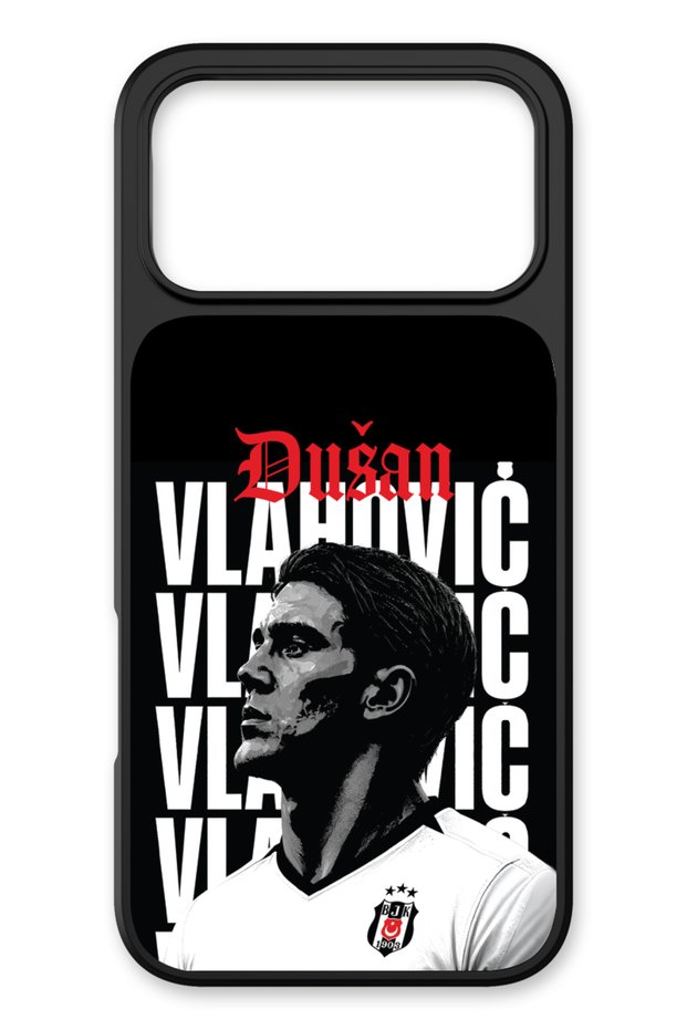 Dušan Vlahović Portrait iPhone 17 Pro Max Case (Glass) - Licensed Original