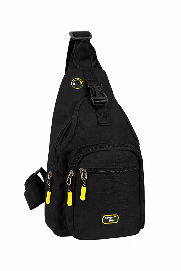 2213-Multi-Compartment Shoulder Bag - Casual Bodybag Bag with Adjustable Strap