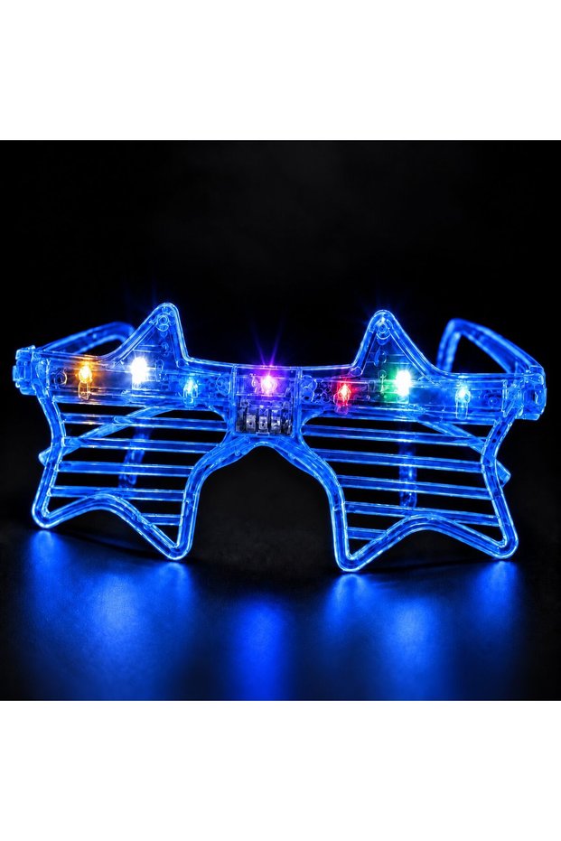 Mi Led Lighted Star Party Glasses
