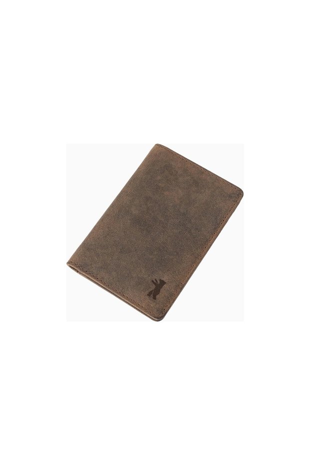 Porto Vintage Leather Rfid Unisex Card Holder Wallet