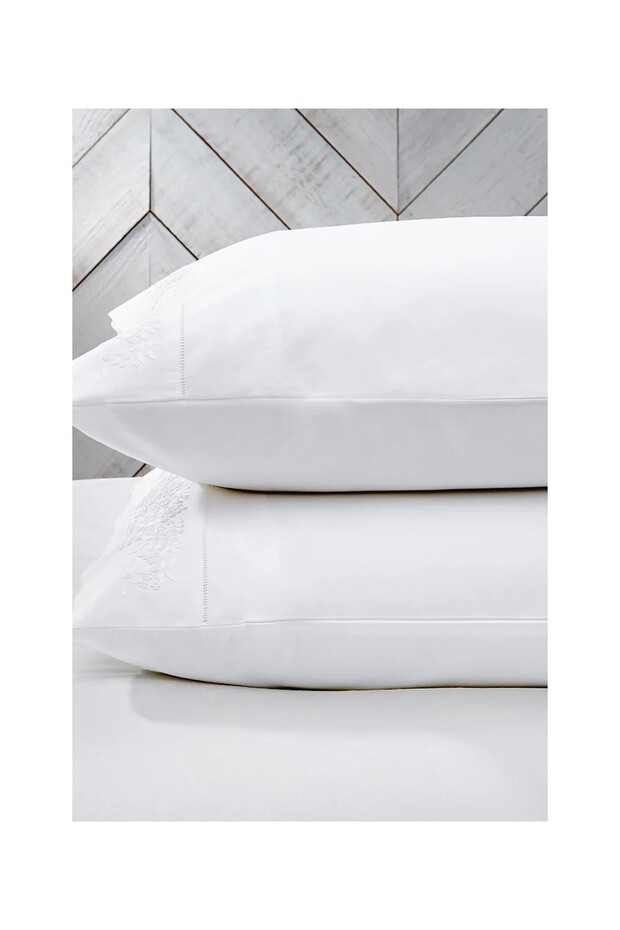 Adeline Cotton Classic Pillowcase - Standard 50 × 75 cm