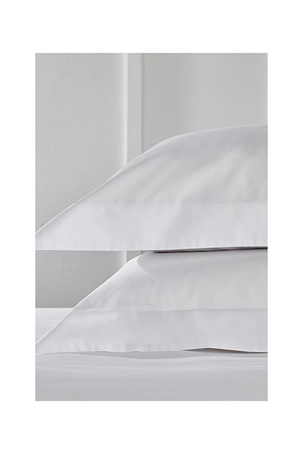 500 Thread Count Cotton Oxford 2-Piece Pillowcase - Super King 50 × 90 cm