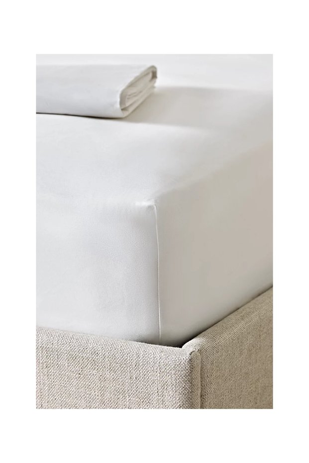 Savoy 400 Tc Egyptian Cotton Percale Fitted Sheet