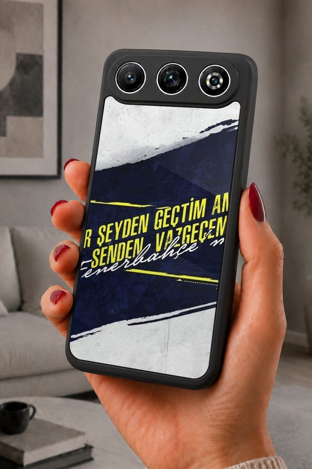 Gm 26 Compatible Printed, Matte Black, Soft Silicone, Protective, Shock-Absorbing Cover, Case