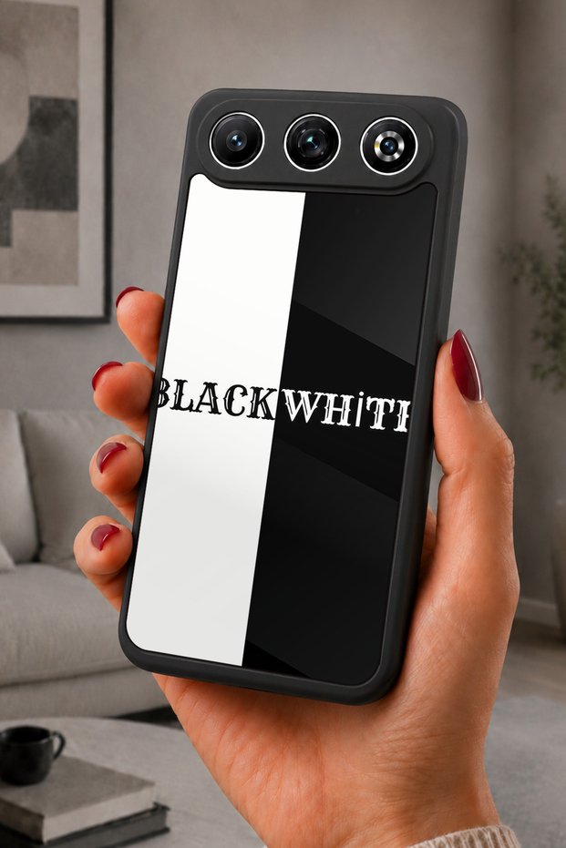 Gm 26 Compatible Printed, Matte Black, Soft Silicone, Protective, Shock-Absorbing Cover, Case