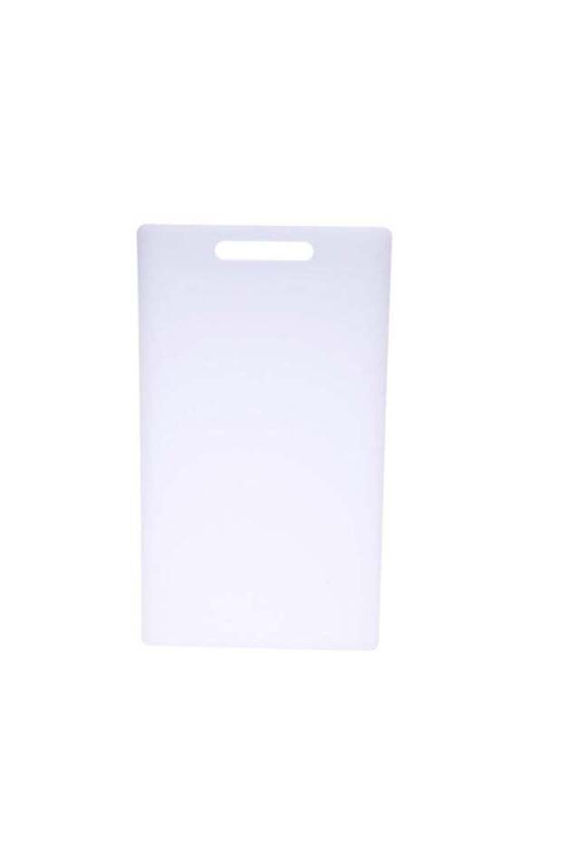 Royalford Non-Toxic Polyethylene Chopping Board | Non-Slip Base, Hanging Hole for Easy Storage, Odourless Slicer Series | White | RF6229 White