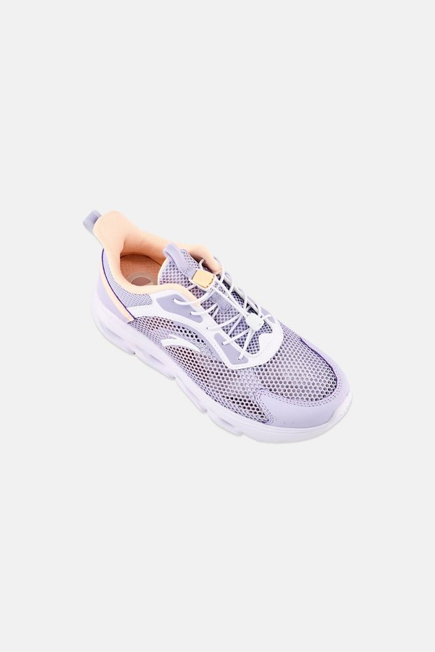 Kids Girl Brand Logo Slip On Running Shoes, Lavender