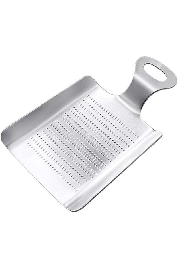 Stainless Steel Nutmeg & Ginger Grater – 11×7 cm Compact Spice Grater | Fine Micro-Grating Surface