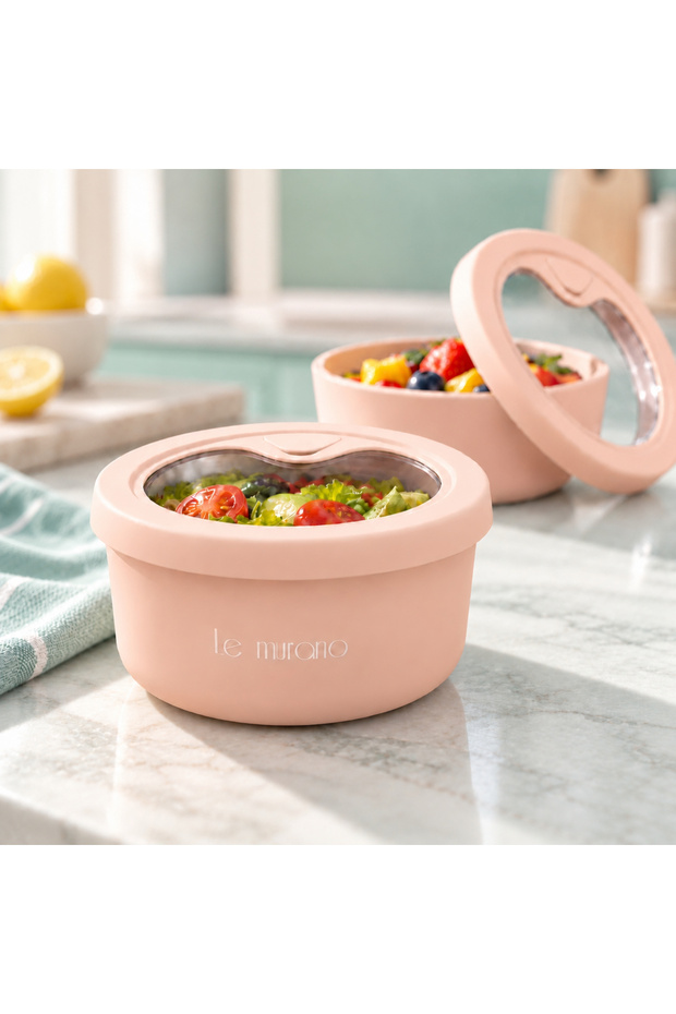 400ml 100% Platinum Silicone Round Storage Container, Clear Window Lid, Bpa Free, Microwave Freezer Safe, Reusable Food Container