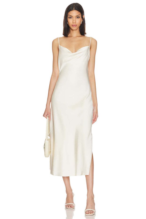 Rochie maxi , crem