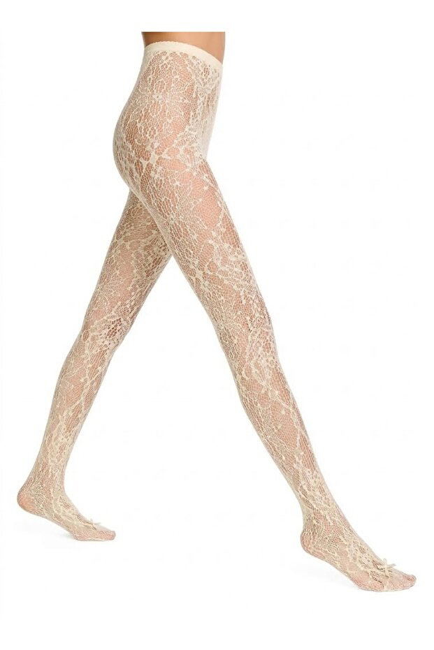 Classy Floral Fishnet Pantyhose