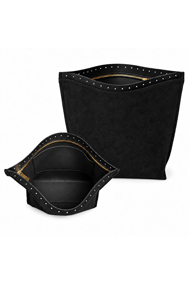 Leather Bag Liner with Base Ba-0158