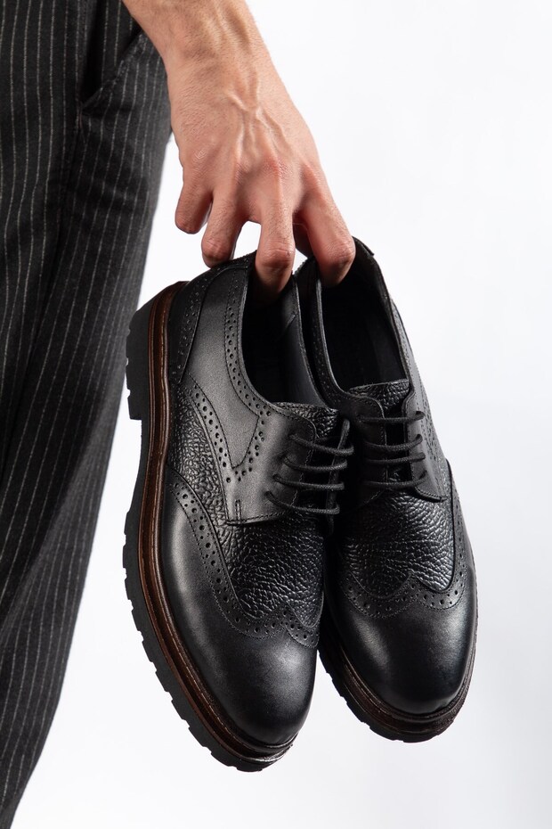100% Genuine Leather Men's Shoes