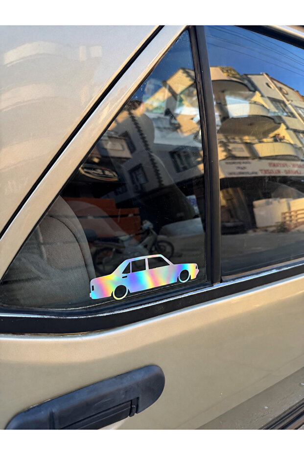Şahin Car Sticker Butterfly for Windshield 17X5 cm Right and Left (2 Pieces)