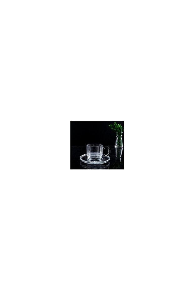 Adenya Sepeti Paris Espresso Cup Set-Transparent