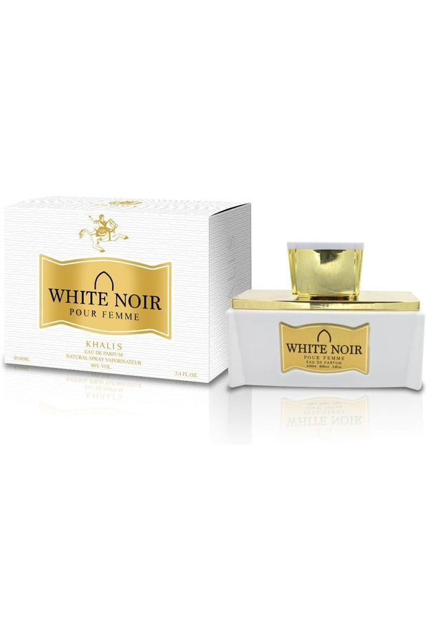 WHITE NOIR POUR FEMME Perfume for Women, 100ml, Jasmine, Ylang-Ylang, Neroli and Rose, Luxury Perfume