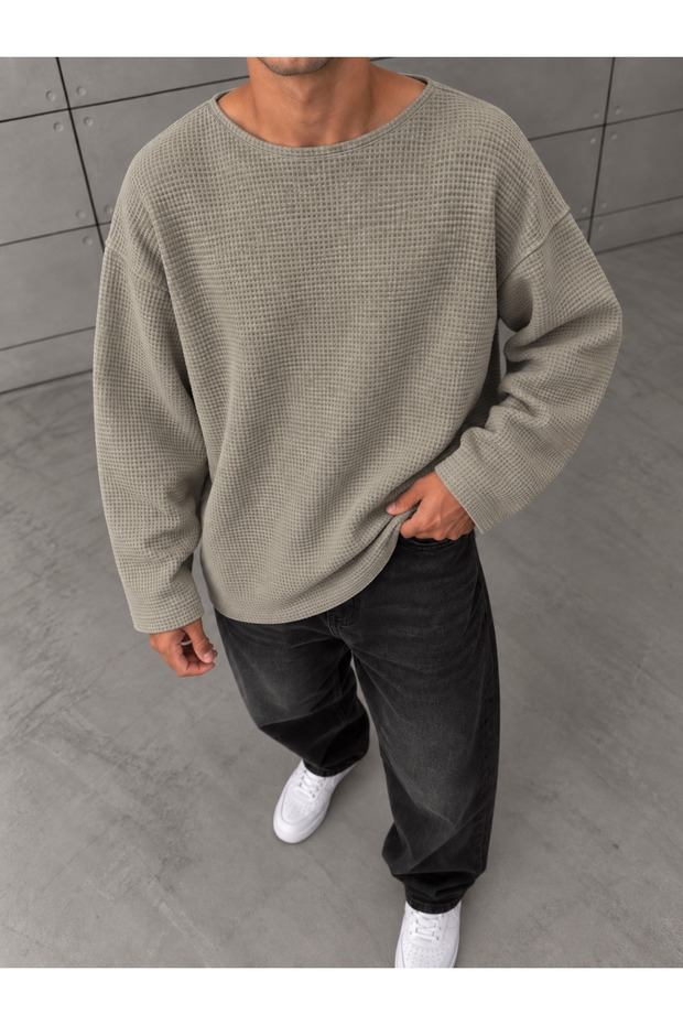 Waffle Küf Sweatshirt