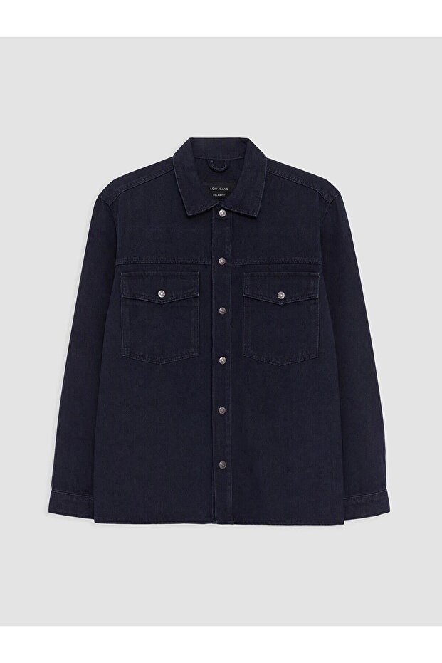 Relax Fit Men's Jean Shirt (W6)
