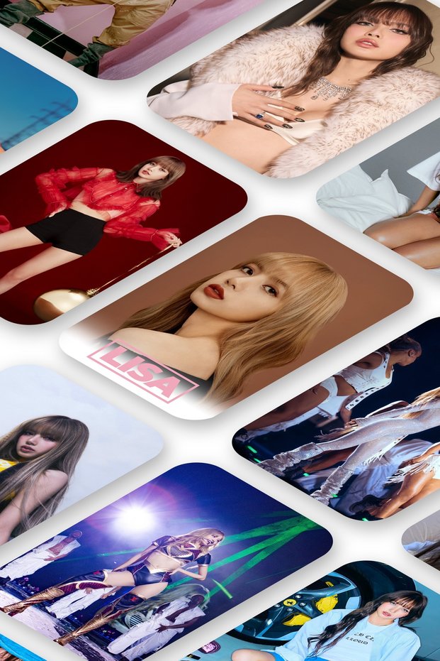 Blackpink Lisa 56 Piece Premium Photo Card Set
