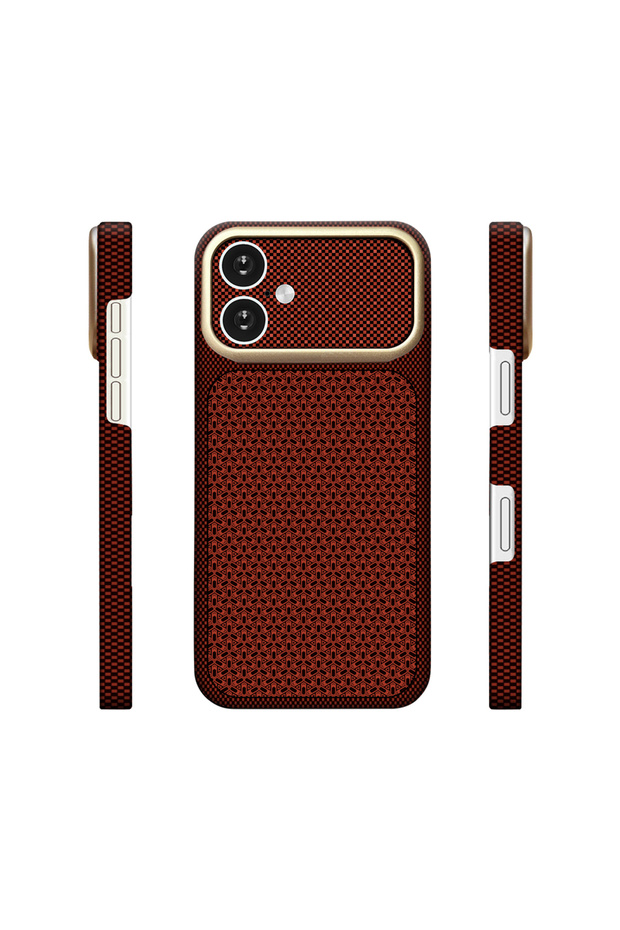 iPhone 17 Compatible Magsafe Supported iPhone 18 Pro Max Appearance Premium Carbon Fiber Appearance Textured Luxury Cover Nexel
