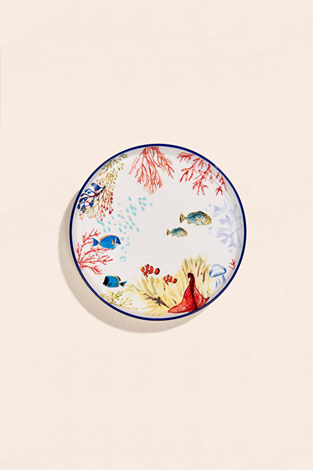 Submarine Porcelain Pasta Plate