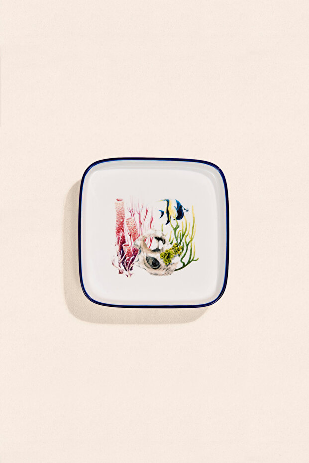 Submarine Porcelain Mini Serving Plate No: 1