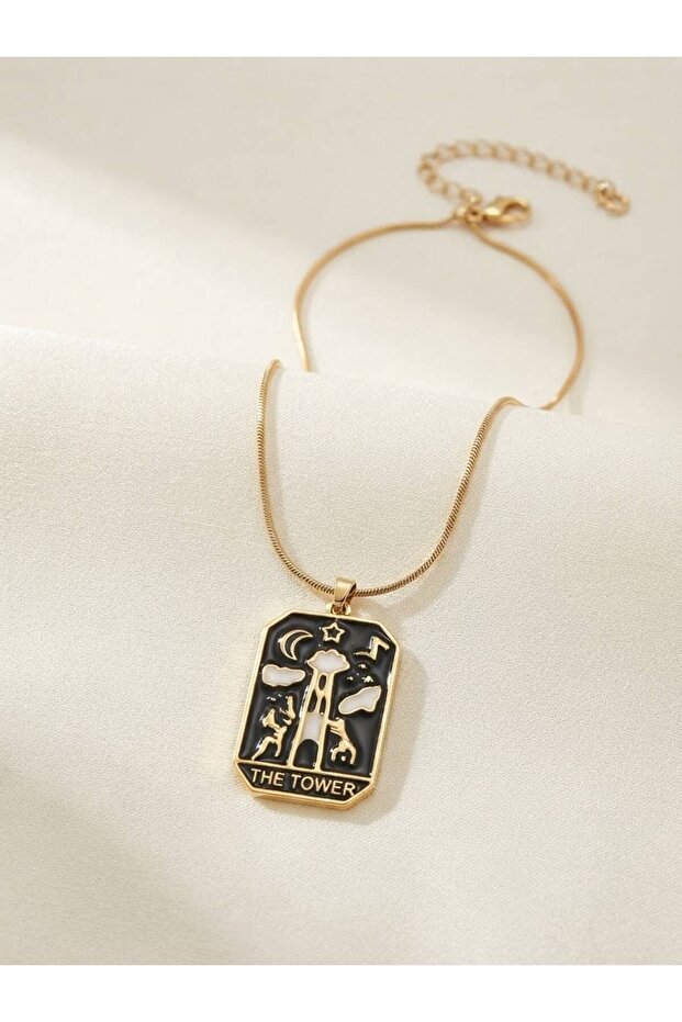 TAROT GOLD RENK KOLYE