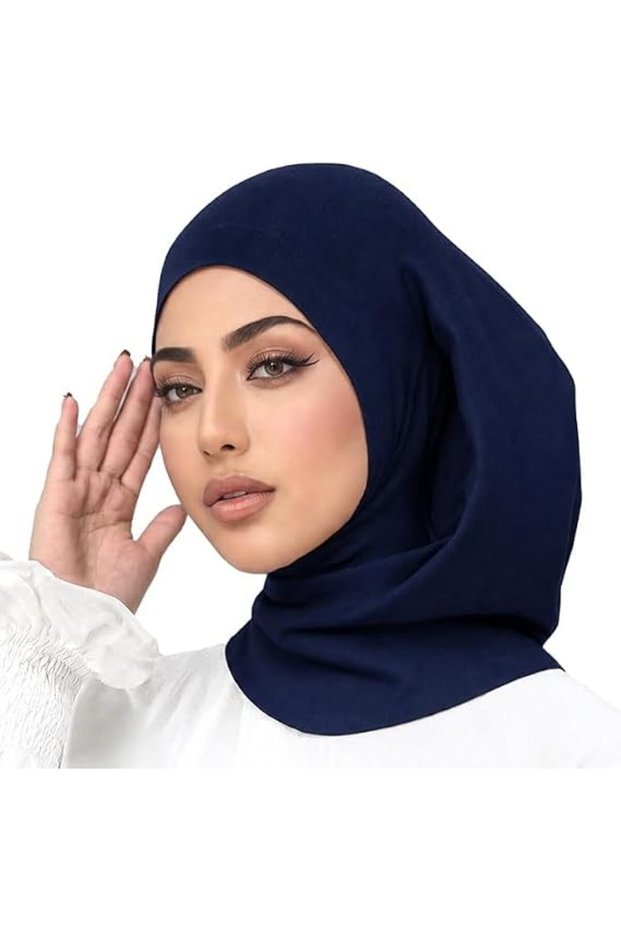 غطاء رأس داخلي للحجاب، من القطن الحريري الممرسر الفاخر، غطاء فوري للحجاب