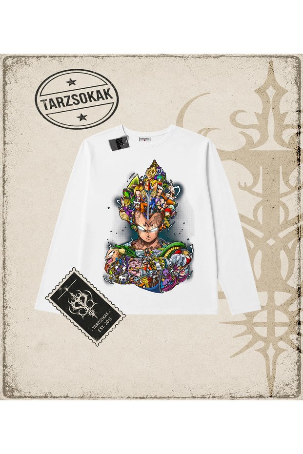 Dragon Ball Anime Printed Long Sleeve