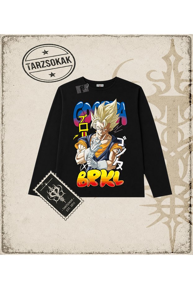 Dragon Ball Anime Printed Long Sleeve