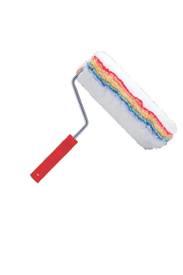 Multi-colored thread roller roll, width 230 mm,