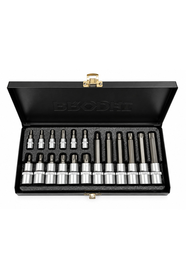 1/4-1/2 TORX BİTS LOKMA 18 PC