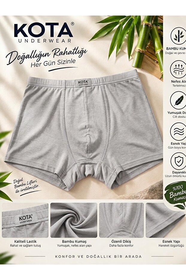 Bambu gri boxer